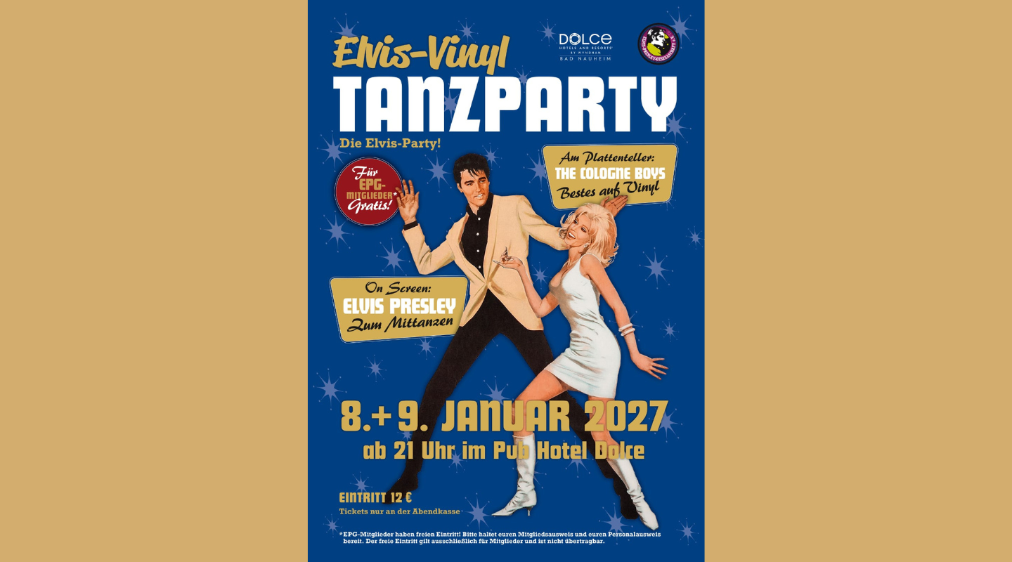 Elvis Vinyl-Tanzparty